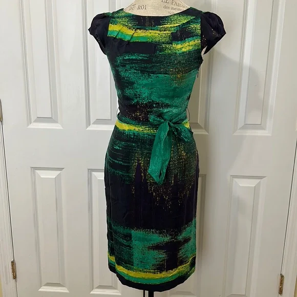 Laura Ashley | Dresses | Laura Ashley Cocktail Dress Gorgeous Bright Color  Mix Womens Size 4